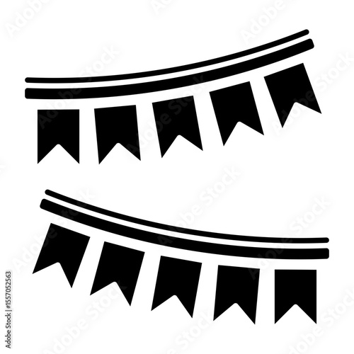 paper garland icon