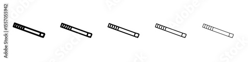 ciggarate icon vector outline symbol or illustration