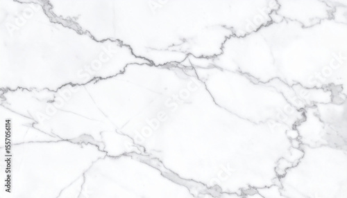 White Marble Texture with Fine Gray Veins for Elegant Stone Surface, Luxury Pattern and Classic Interior Detail