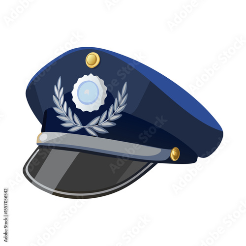 vector illustration of military cap