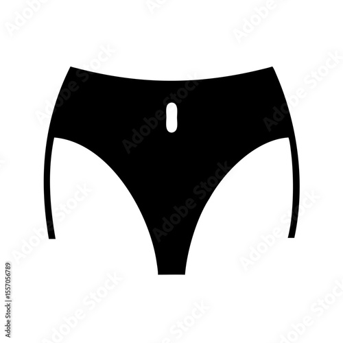 black and white underwear