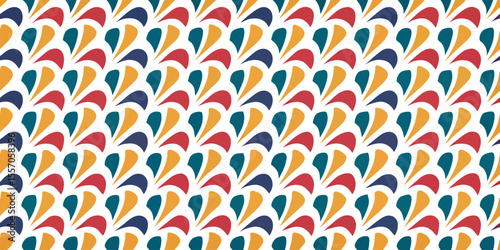 Harmonious Pattern: The harmonic, colorful pattern evoke energy