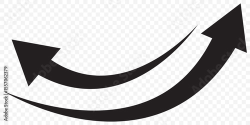 Straight long right vector arrow icon. long arrow Up. Arrow Long Icon White, black | Arrows | Infographic Illustration | Direction Symbol | Pointer Logo | Up Sign | Isolated | Variations. EPS 10.