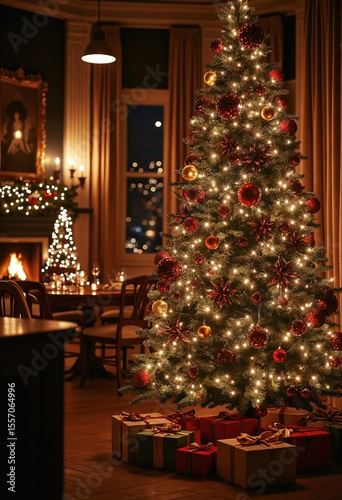 Vintage christmas background
