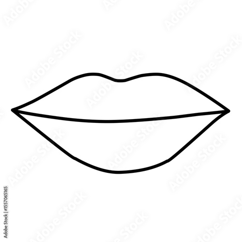 Vector icon lips