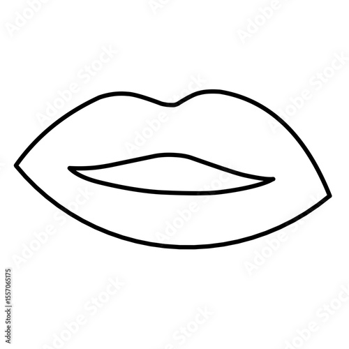 Vector icon lips