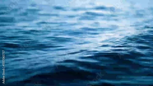 Ocean Waves Crashing Gently