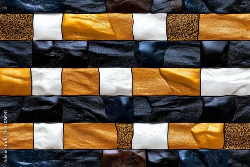 Beige and bold - a dialogue of vertical stripes. Generative AI