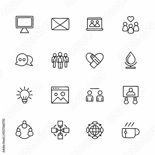gateway and switch icons                    