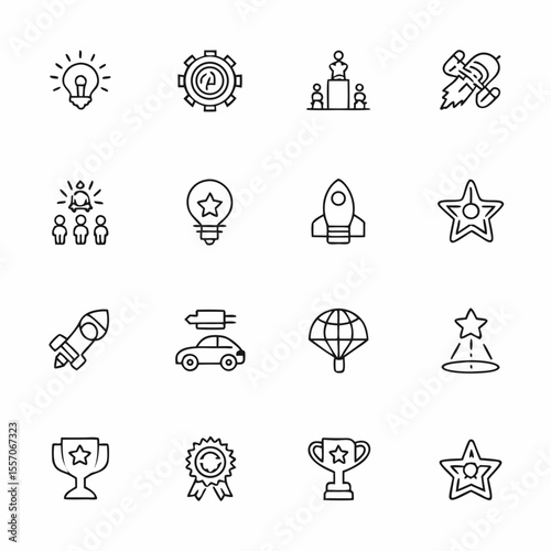 motivation and drive icons                