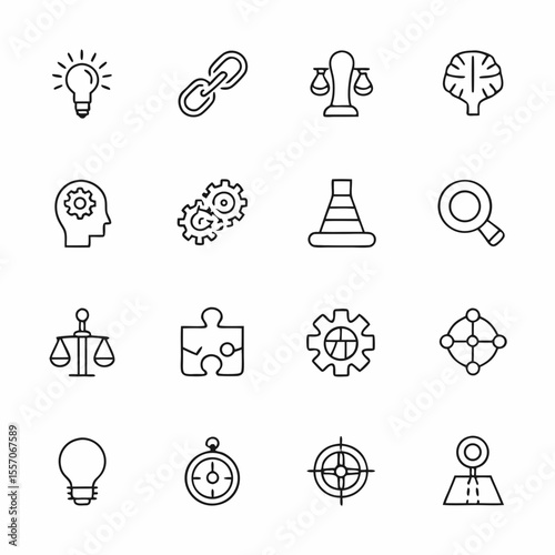 problem solving and decision making icons          (1)