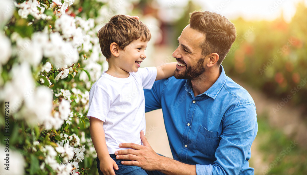 “Happy Father and Son Having Fun Together in Nature Enjoying Outdoor Family Bonding Adventure” “Happy Father and Son Having Fun Together in Nature Enjoying Outdoor Family Bonding Adventure”