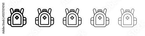 Vászonkép life gaurd icon vector outline symbol or illustration