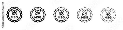 Msg free icon vector outline symbol or illustration