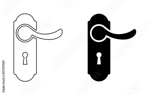 Door handle icon
