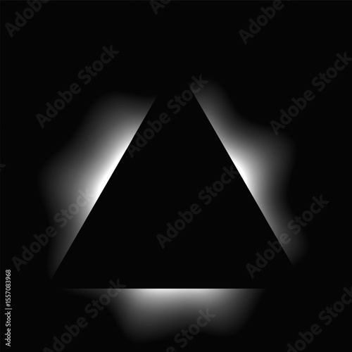 Triangle illuminate light frame