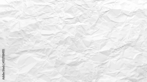 White clean crumpled paper