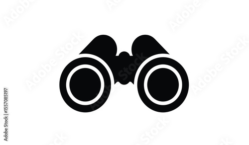 Binoculars icon,vector illustration. Flat design style. vector binoculars icon illustration isolated on White background, binoculars icon. binoculars icons graphic design vector symbols.