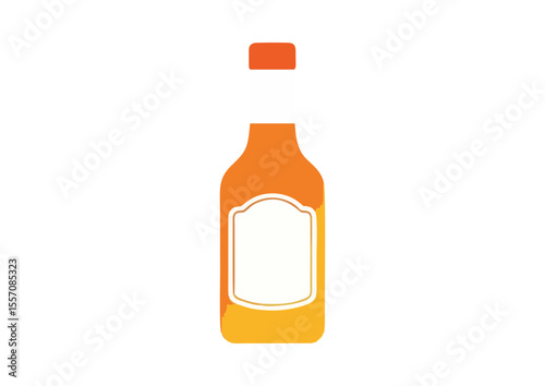 Bottle of pumpkin spice with label
