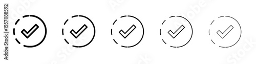 submit progress icon vector outline symbol or illustration