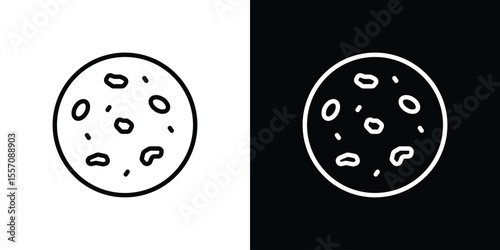 Thalassaemia icon vector graphics in strokes