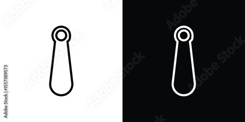 Shoehorn icon vector graphics in strokes