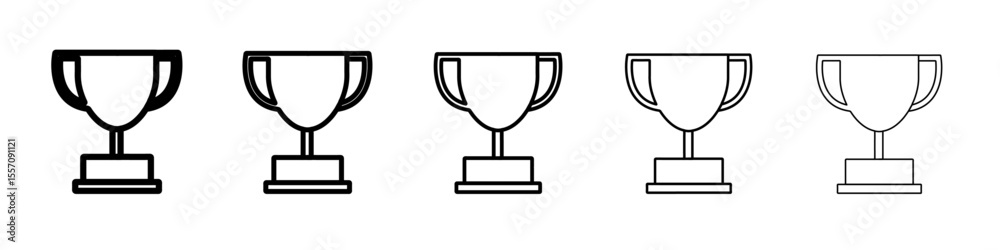 trophy icon vector outline symbol or illustration trophy icon vector outline symbol or illustration