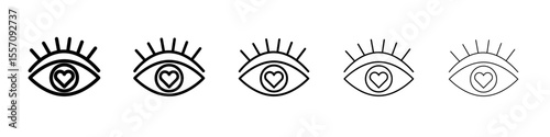 Photos Viewable Impression icon vector outline symbol or illustration