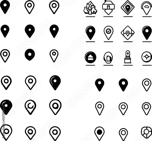 pin icons location pin map pin marker map marker pin symbol location pin icon set map pin icon navigation GPS pin place pin map marker icon location marker pin symbol icon destination