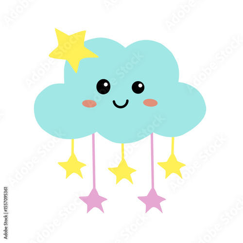 celestial bodies cartoon illustration