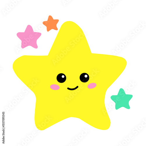 celestial bodies cartoon illustration