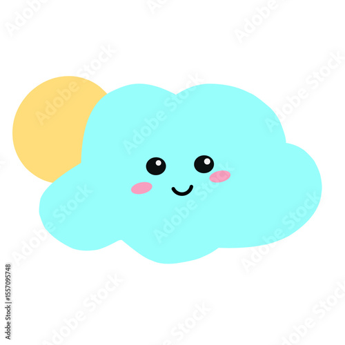 celestial bodies cartoon illustration