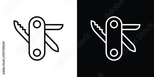 Swiss Knife icon vector, Symbol, logo illustrations