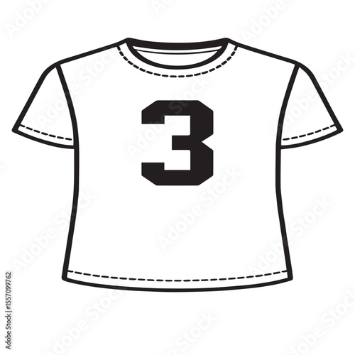 Black cotton vector t-shirt design template for men's casual wear