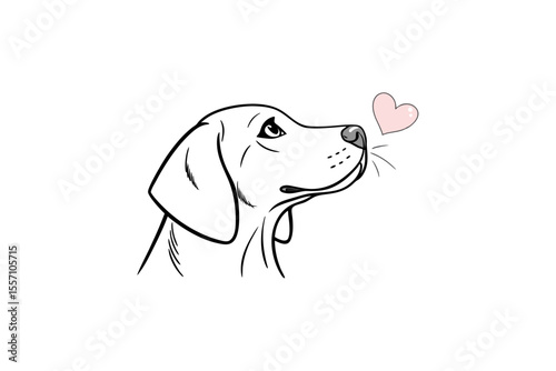 dog face icon clean pet black design