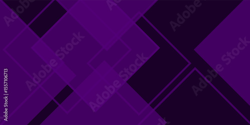 Abstract purple background with shadow and simple square lines. Looks 3D with added gradient colors.