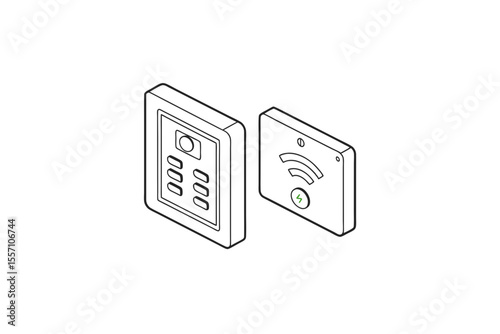 minimalist smart home control panel