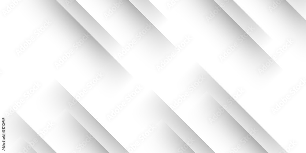 Fototapeta premium Modern abstract background with tilt diagonal lines white gray gradient color. Minimalist wave white light grey background textured background vector abstract design. Clean abstract vector design art.