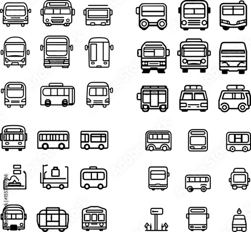 bus icons transportation bus symbol public transport bus stop vehicle commuter bus bus route city bus bus station bus design transport icon bus travel bus ticket public transportation
