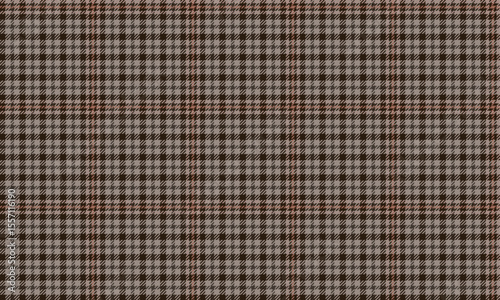 Seamless plaid pattern, cream, brown, orange for textile and clothing design, skirt, pants, suit, apron, shirt, warm and contemporary style, vector illustration.