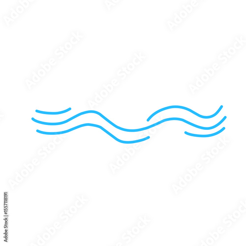 Line water wave
