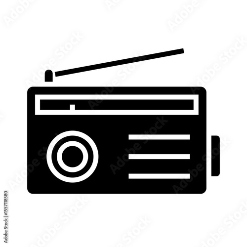 Portable Radio Icon Design