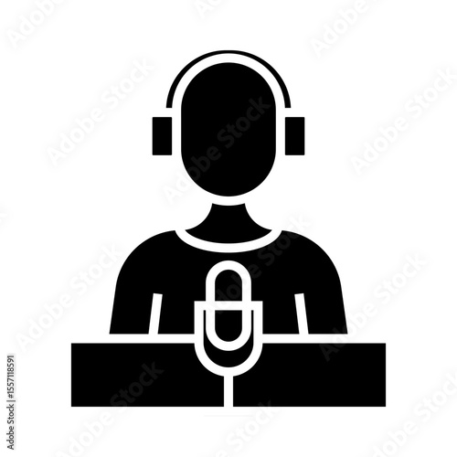 Radio DJ Icon Design