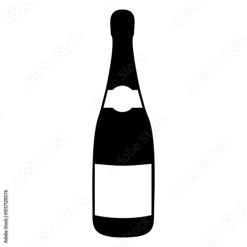 Icono botella de champán
