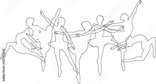 Ballet Dancer Silhouette Da...