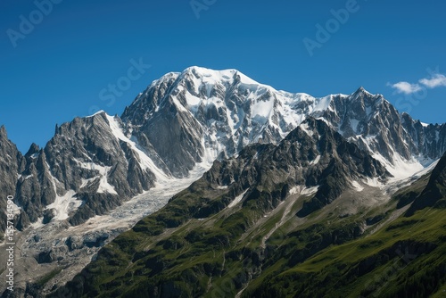 Majestic Mountain Peak in the Alps