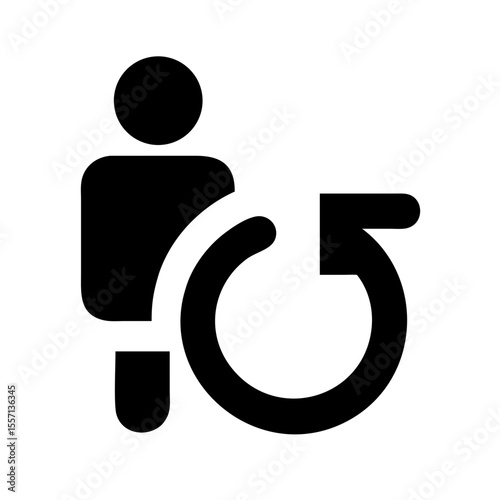 Inclusive disability symbol representing accessibility for individuals  