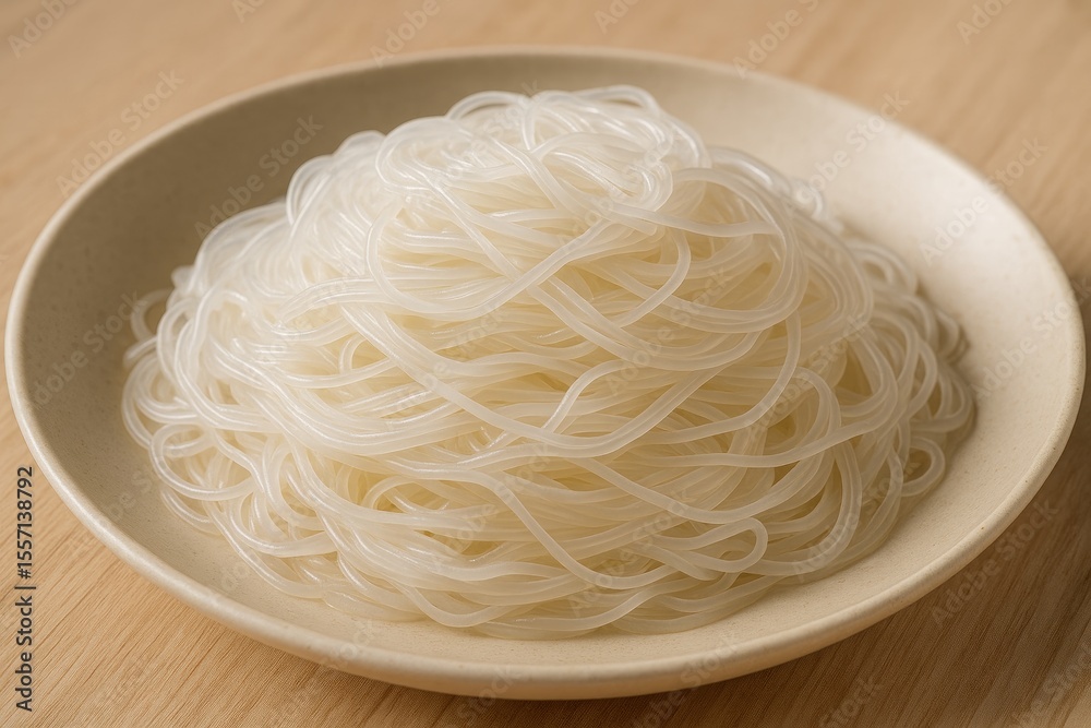 Delicate glass noodles for Asian dishes Delicate glass noodles for Asian dishes