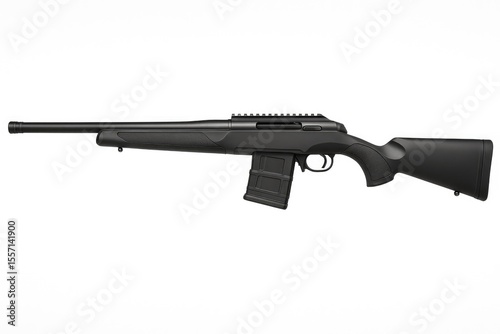 Contemporary semi-automatic rifle designed for hunting and sport shooting, displayed on a white backdrop.