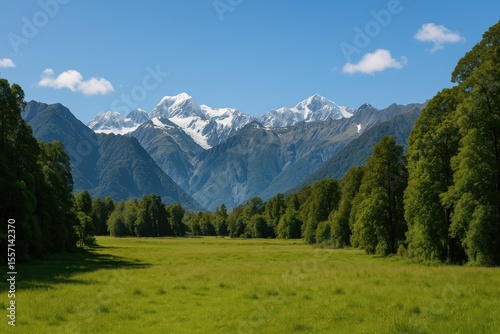 Explore the scenic trail around Lake Matheson in Westland National Park on New Zealand's South Island with views of Mount Aoraki Cook and Tasman Flat
